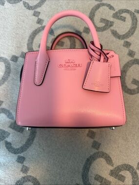 Coach Pink Mini Leather Satchel